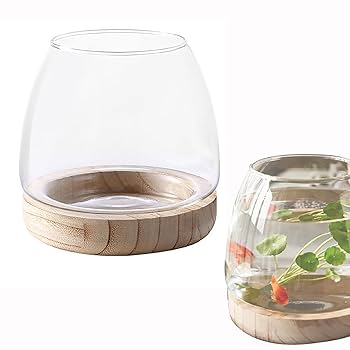 Amazon | REENEW 丸型金魚鉢 高プラスチック透明アクリル